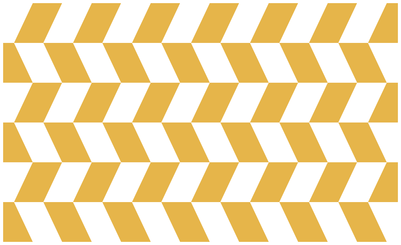 Geometriska vita och gula figurer vinylmattor - Tenstickers