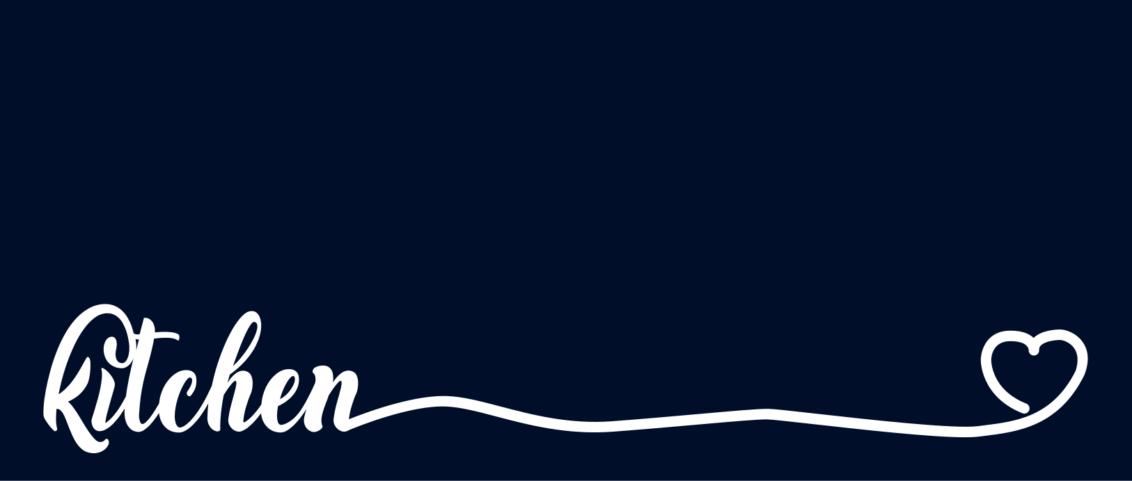 Vinylmatta kök och hjärtan anpassad matta - Tenstickers