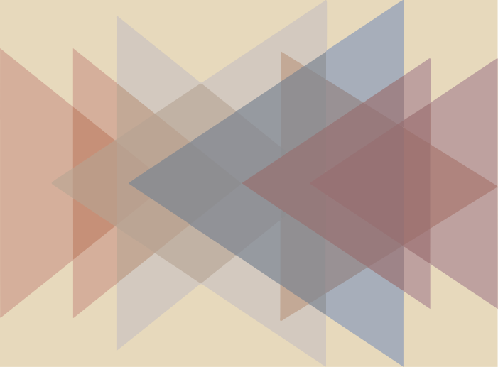 Geometrisk överlappning Vinylmatta geometrisk - Tenstickers