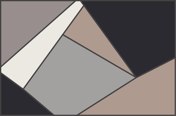 Geometriska former vinyl Vinylmatta geometrisk - Tenstickers