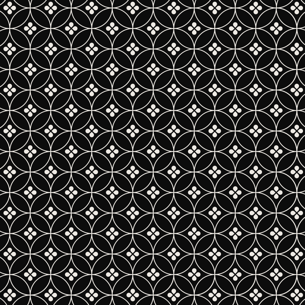 Geometriska cirkelmönster Vinylmatta geometrisk - Tenstickers