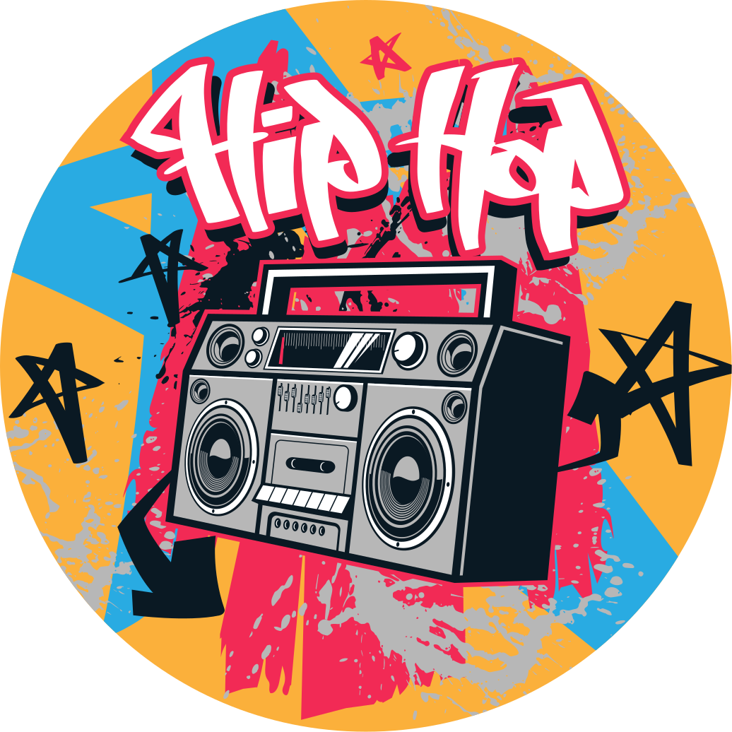 Hip hop dansare sovrumsmatta - Tenstickers