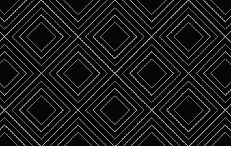 Monokromatisk geometrisk Vinylmatta geometrisk - Tenstickers