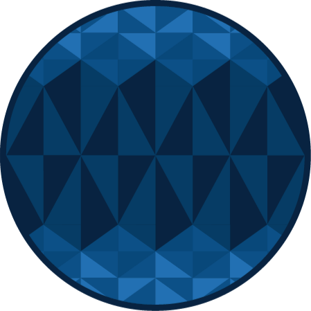 Geometrisk cirkulär design Vinylmatta geometrisk - Tenstickers