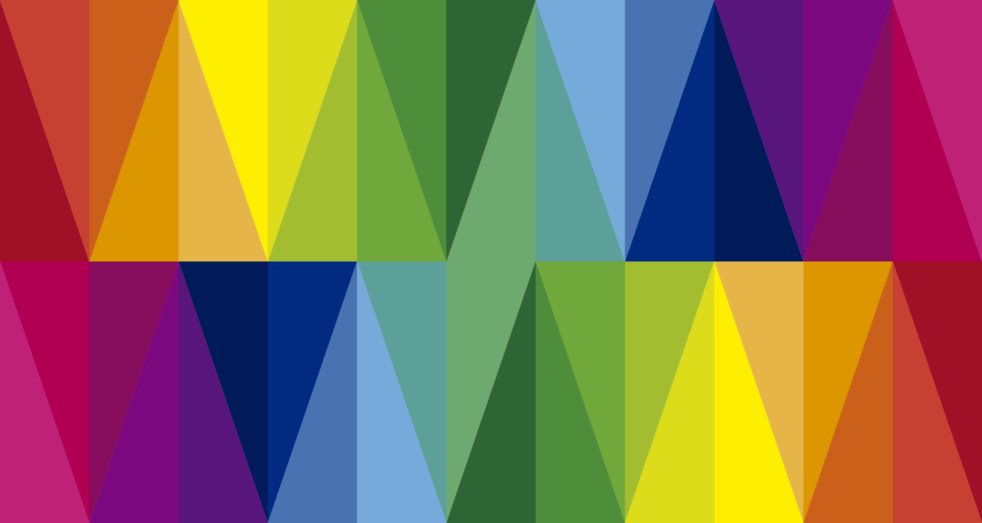 Regnbåge trianglar geometriska vinylmattor - Tenstickers