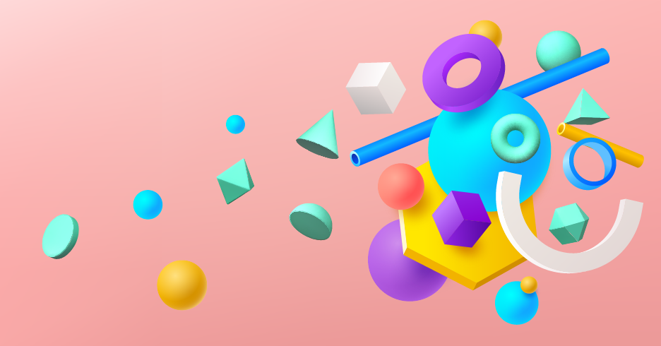 Grundläggande 3d former modern matta - Tenstickers