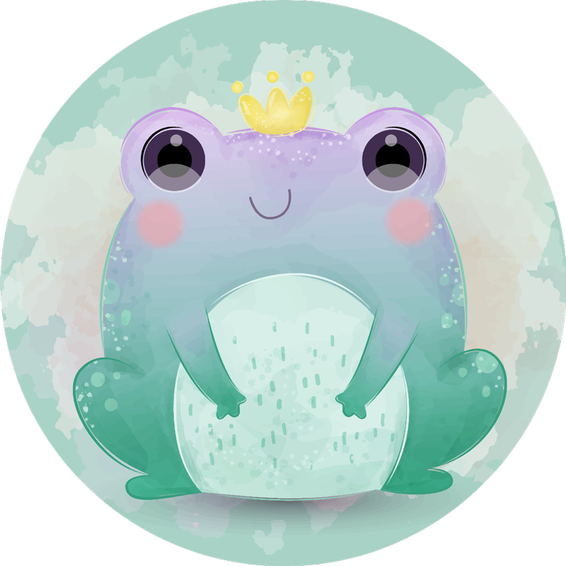 Barns vinylmatta padda djurmatta - Tenstickers