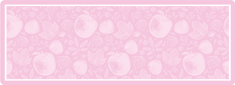 Retro penseldrag sovrumsmatta - Tenstickers