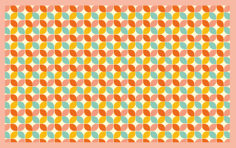 Geometriska hexagoner Vinylmatta geometrisk - Tenstickers