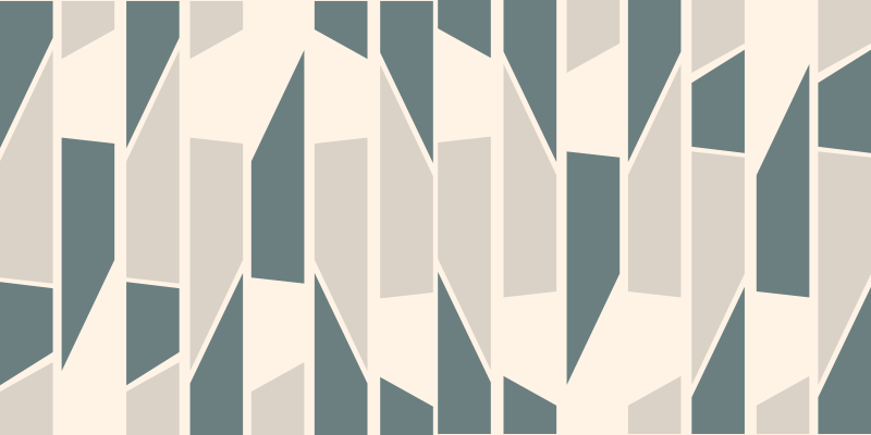 Abstrakta vinklar Vinylmatta geometrisk - Tenstickers