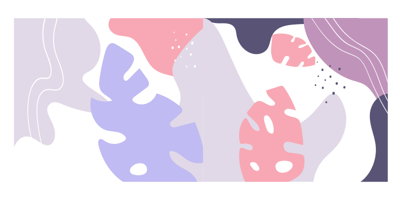 Abstrakt monstera Vinylmatta textur - Tenstickers