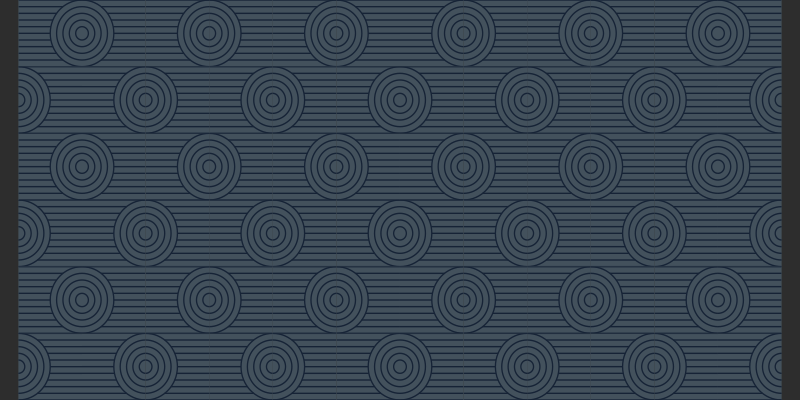 Geometriska cirklar och linjer vinylmatta - Tenstickers