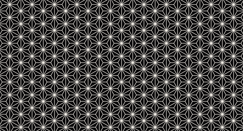 Asymmetrisk starburst Vinylmatta geometrisk - Tenstickers