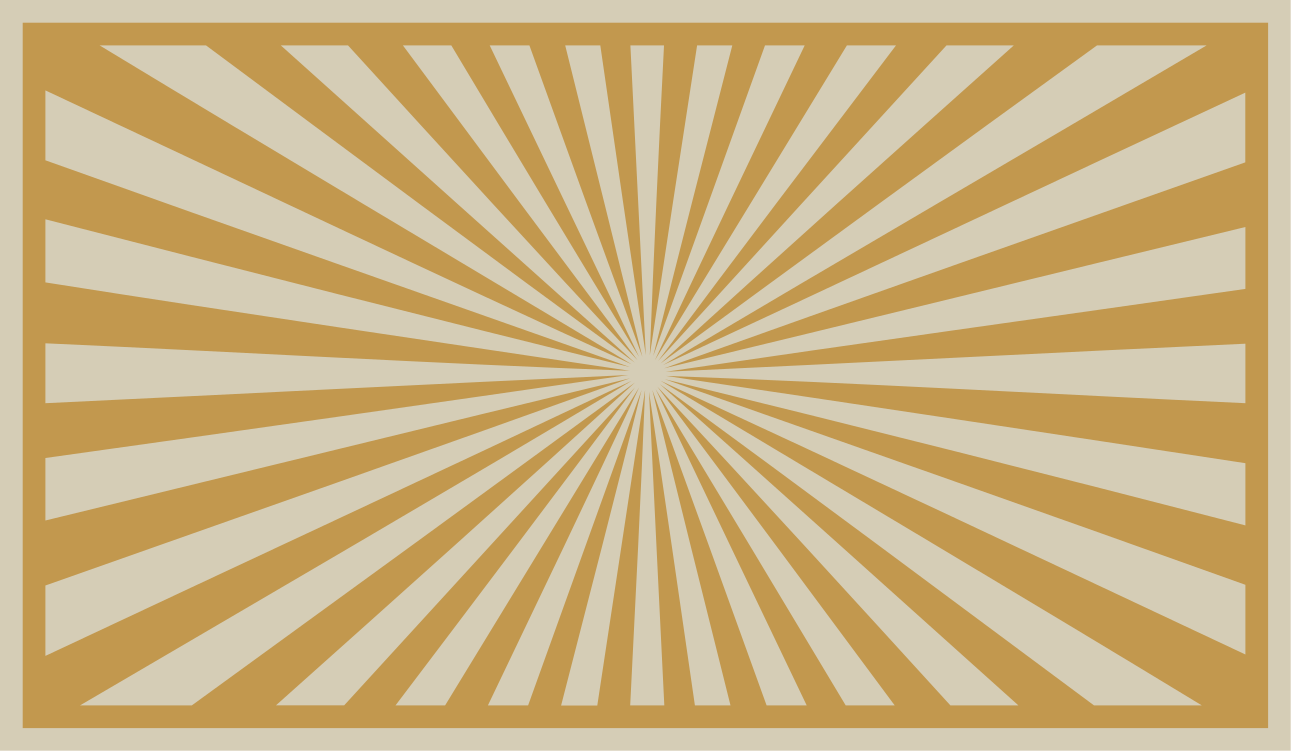 Sunburst matta modern design - Tenstickers