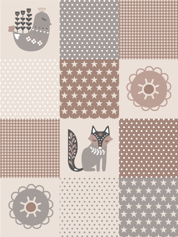 Lapptäcke speltid Andra Vinylmattor - Tenstickers