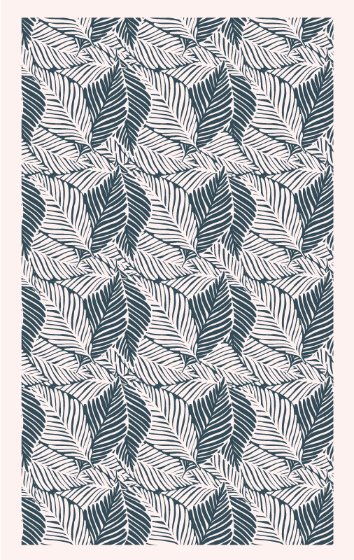 Frodiga bladmönster Vinylmatta natur - Tenstickers