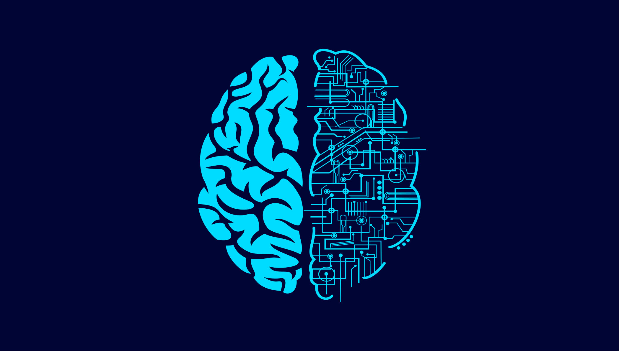 Elektrisk hjärna modern matta - Tenstickers