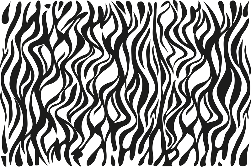 Zebra bakgrund vinyl tryck matta - Tenstickers