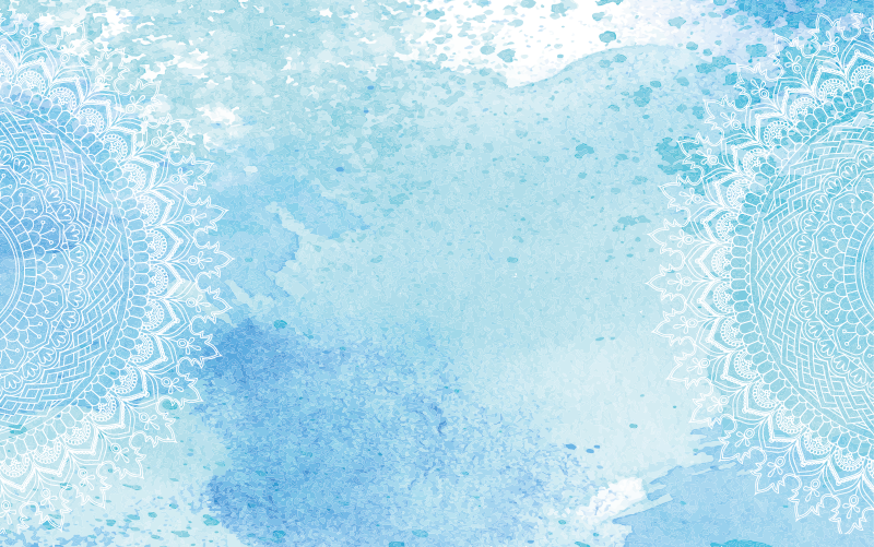 Mandala stänk Vinylmatta Mandala - Tenstickers