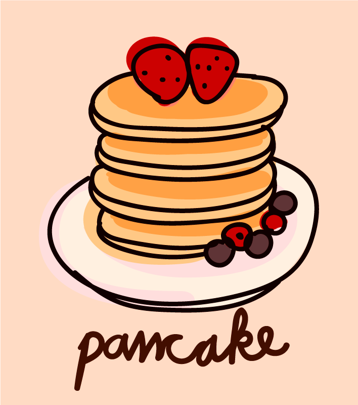 Bunt med pannkakor köksgolv - Tenstickers