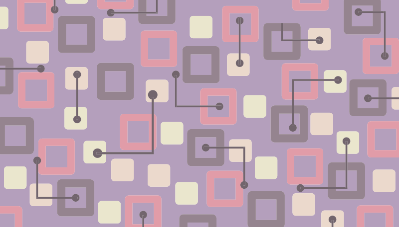 Geometriska kretsar Vinylmatta geometrisk - Tenstickers