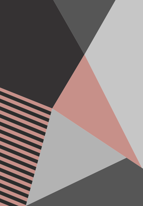 Rosa och grå geometriska moderna geometriska mattor - Tenstickers