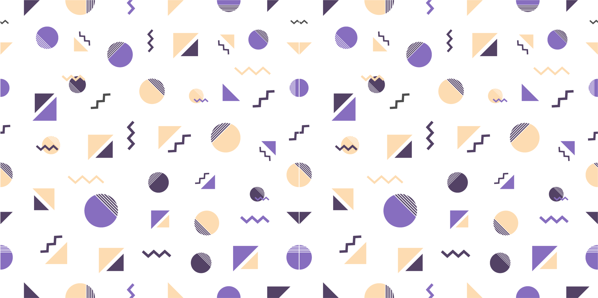 Geometriska former mönster Vinylmatta geometrisk - Tenstickers