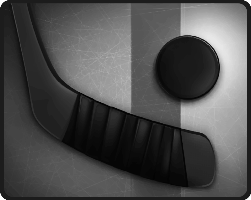 Realistisk ishockeyspelmatta - Tenstickers