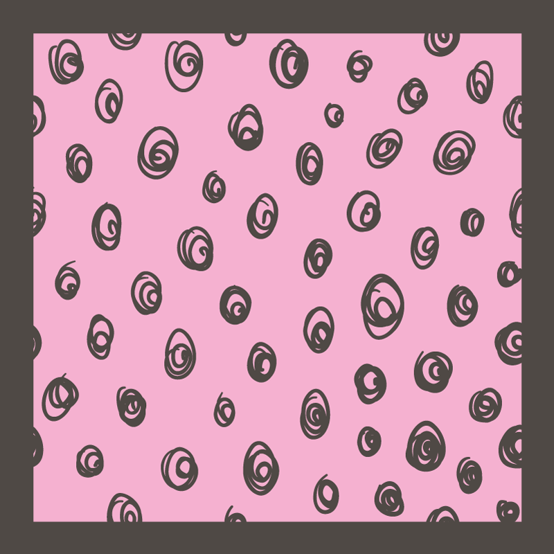 Spiralmönster dekor Vinylmatta sovrum - Tenstickers