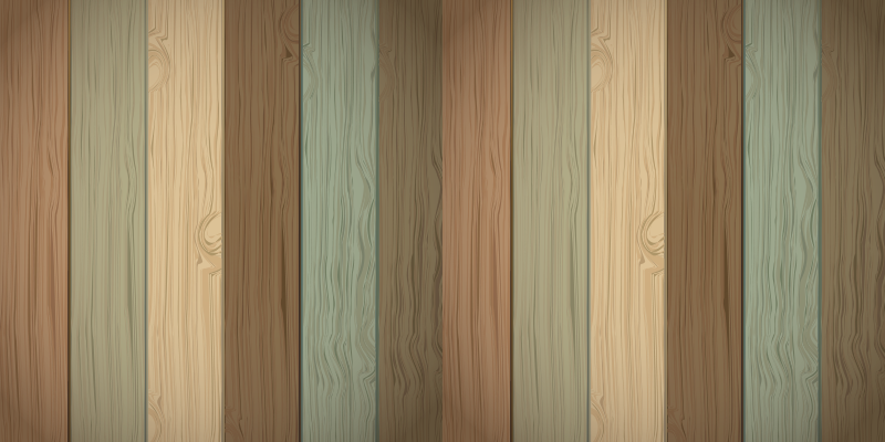 Materialeffekt - trä matta vinyl matta - Tenstickers