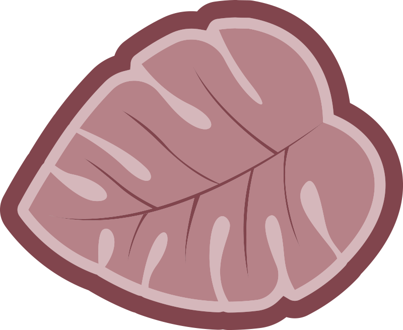 Rosa monstera blad blommig matta - Tenstickers