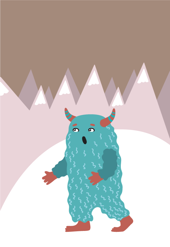 Nordisk monsterkaraktär Andra Vinylmattor - Tenstickers