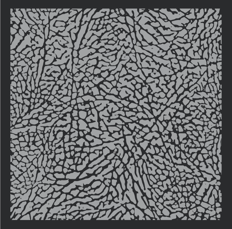 Texturerat mörkt mönster Vinylmatta grå - Tenstickers