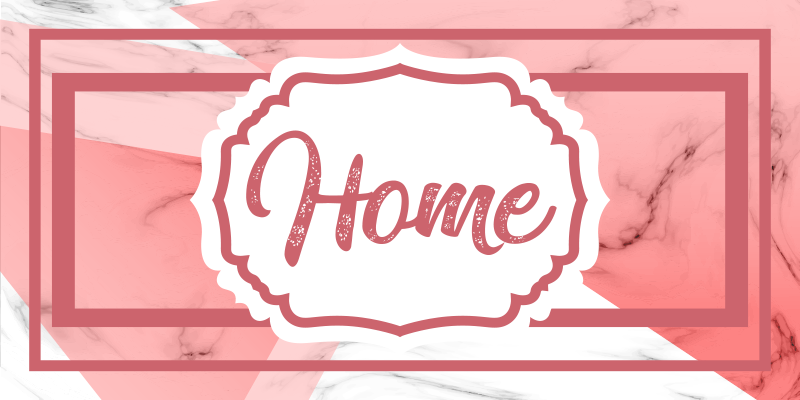 Elegant heminredning Vinylmattor med fraser - Tenstickers