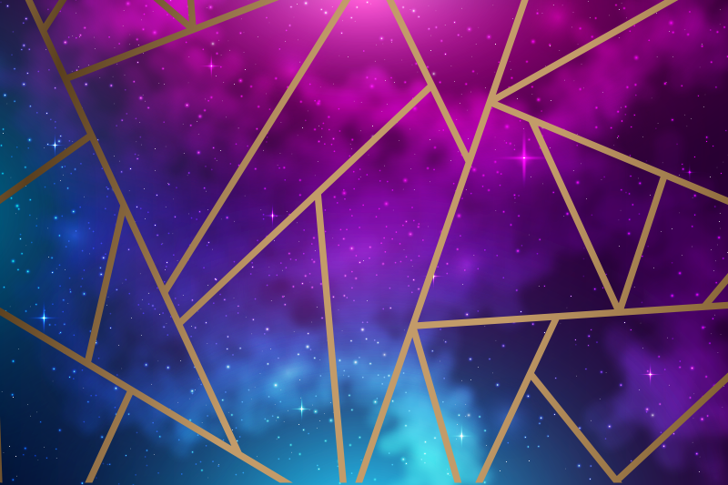 Galax triangel kakel matta - Tenstickers