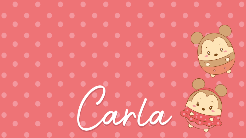 Härliga möss personlig matta - Tenstickers