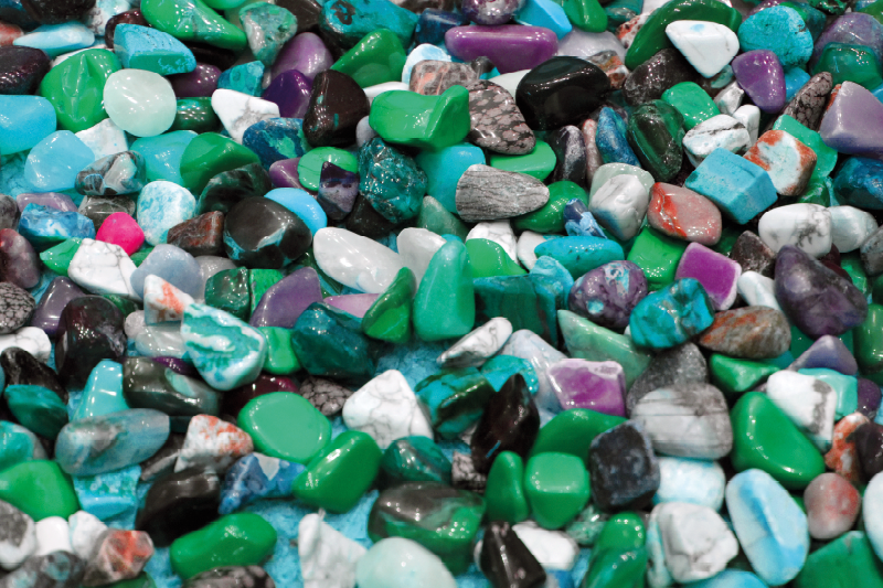 Färgglad stenmosaik Vinylmatta steneffekt - Tenstickers