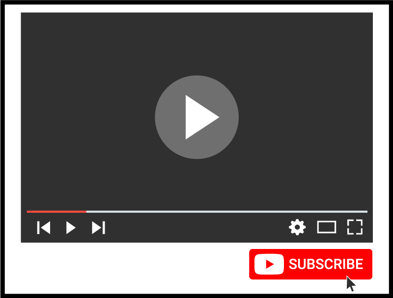 Youtube prenumerera på knapp anpassad vinylmatta - Tenstickers