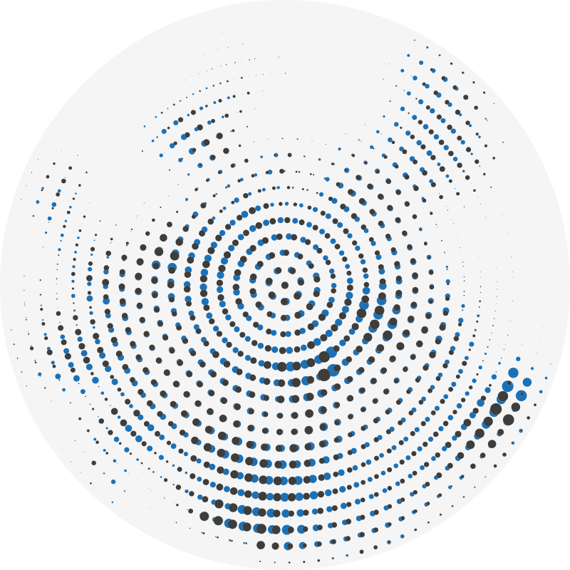 Runt fläckmotiv Vinylmatta geometrisk - Tenstickers