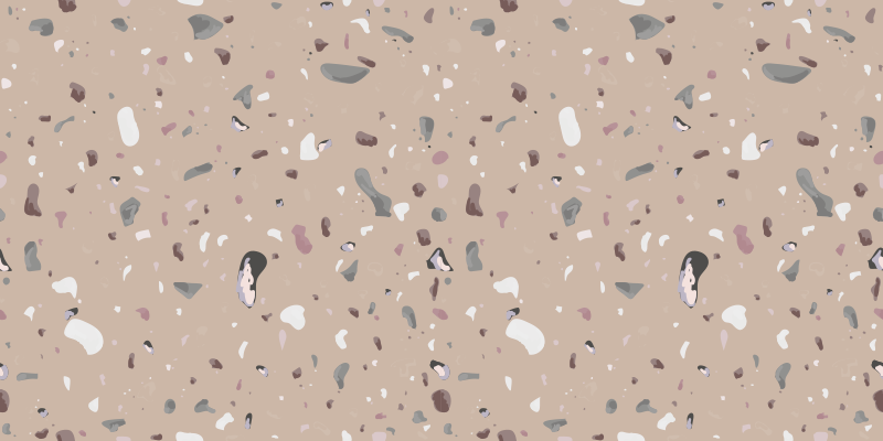 Beige terrazzo kakel matta - Tenstickers
