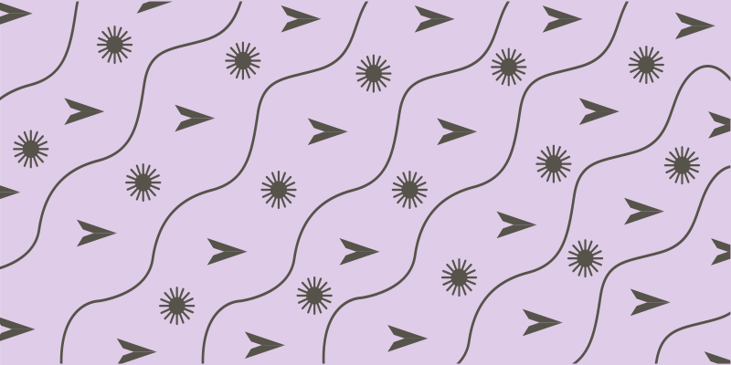 Vågmönster vibrerande Vinylmatta modern - Tenstickers