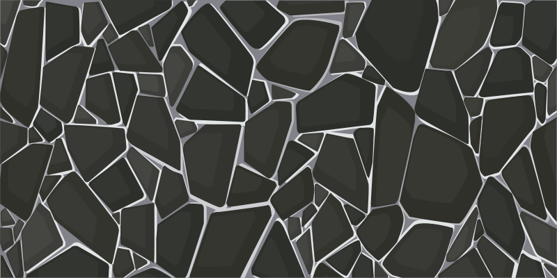 Grå betongstruktur geometriska mattor - Tenstickers
