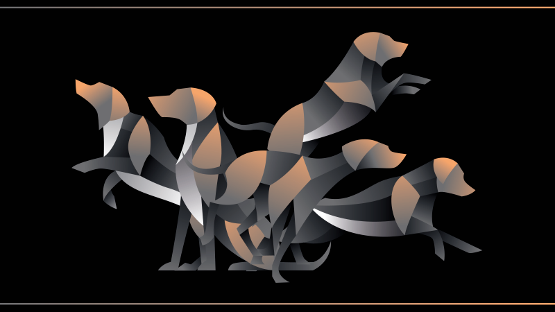 Labrador positionerar djurmatta - Tenstickers