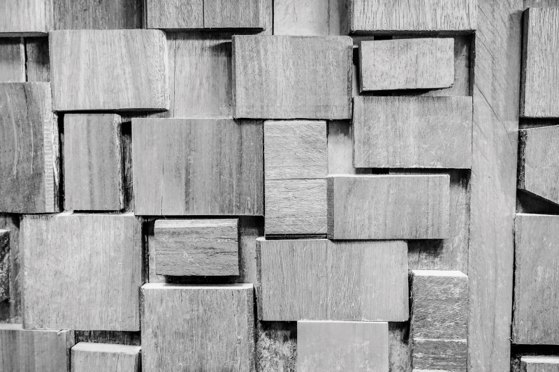 Träplanka mörk 3d textur trä vinyl matta - Tenstickers