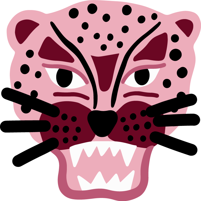 Vildsint leopardhuvud Andra Vinylmattor - Tenstickers