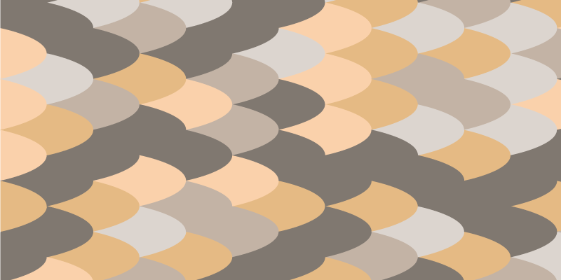 Subtilt vågmönster Vinlymatta randiga - Tenstickers