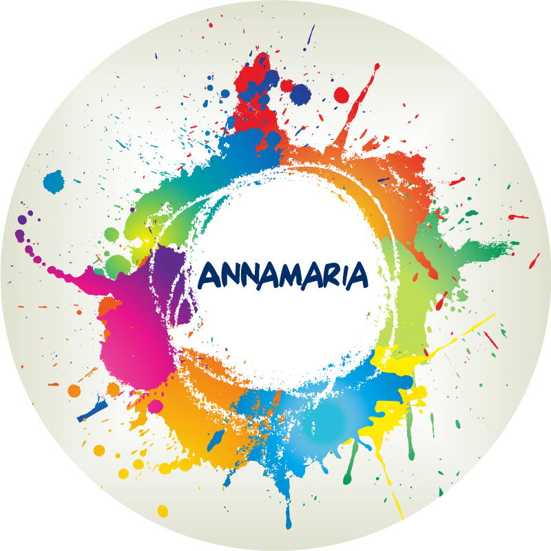 Stänk med namn Vinylmatta Ungdom - Tenstickers