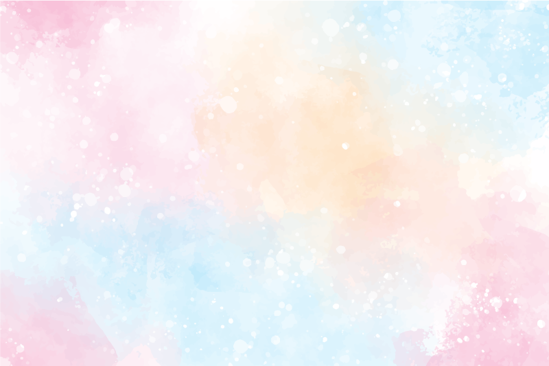 Abstrakt aquarelle tonåring vinyl matta - Tenstickers