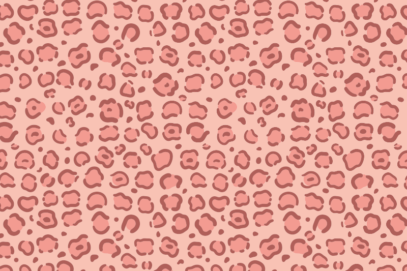 Leopardprickar Vinylmatta djurtryck - Tenstickers