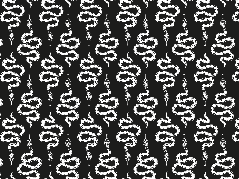 Snyggt ormmotiv Vinylmatta djur - Tenstickers